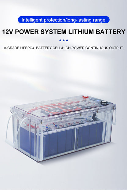 12V300AH RV battery energy storage battery