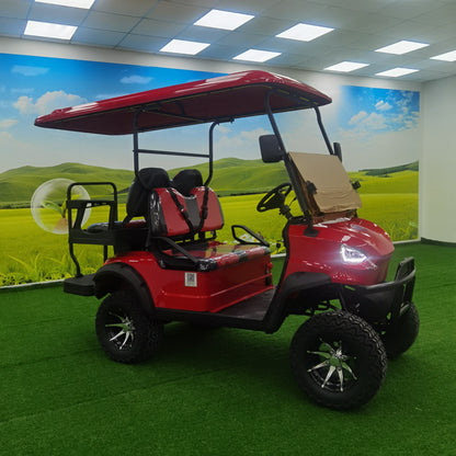 Type B 4-seater golf cart, stylish appearance, super long lithium batt.