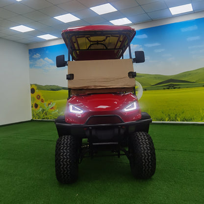 Type B 4-seater golf cart, stylish appearance, super long lithium batt.