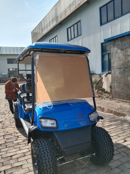 Type A 6-seater golf cart, stylish appearance, super long lithium batte.