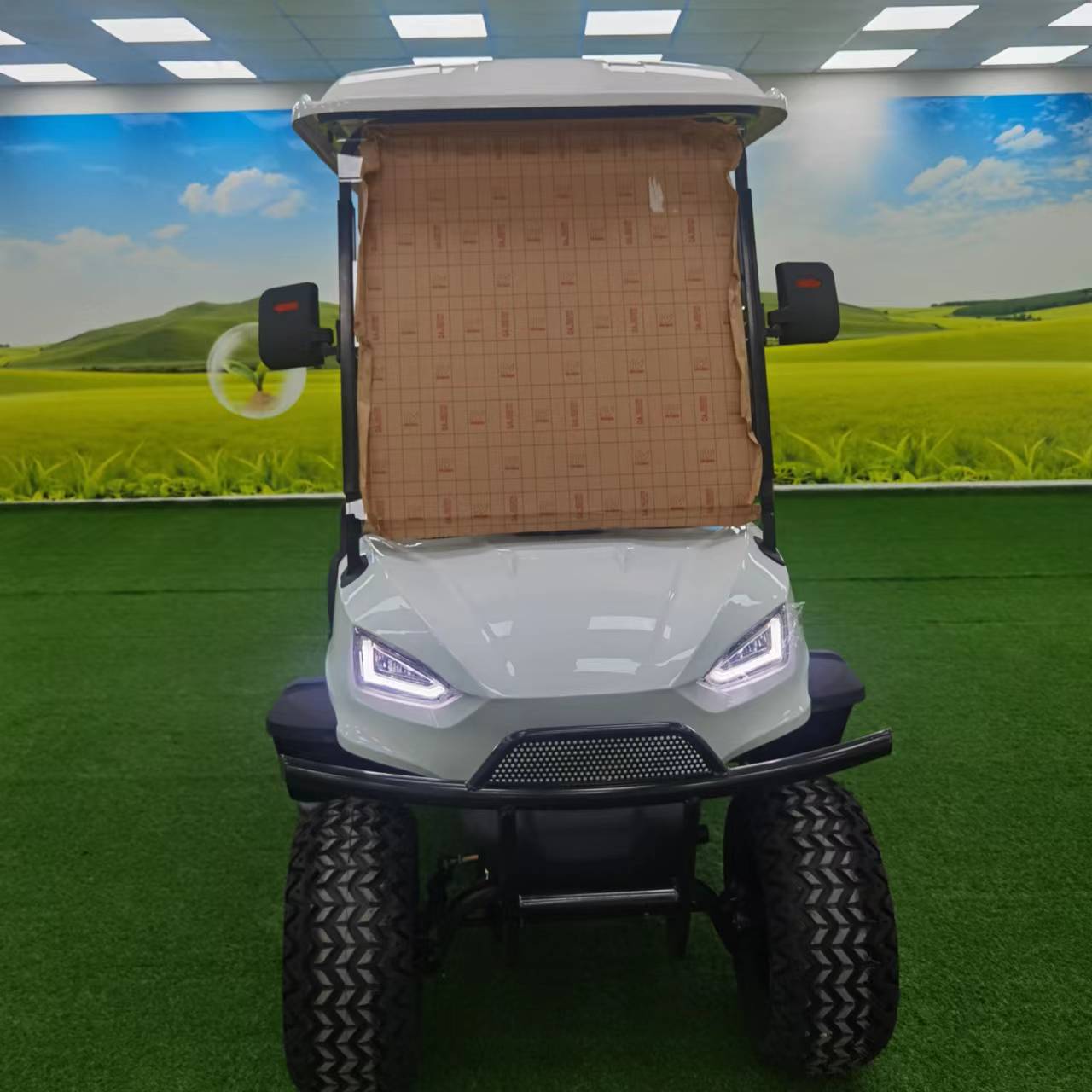 Type B 4-seater golf cart, stylish appearance, super long lithium batt.