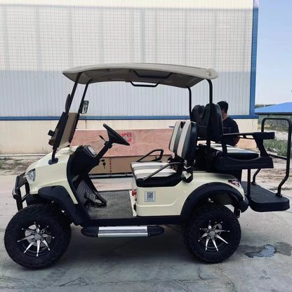 Type B 4-seater golf cart, stylish appearance, super long lithium batt.