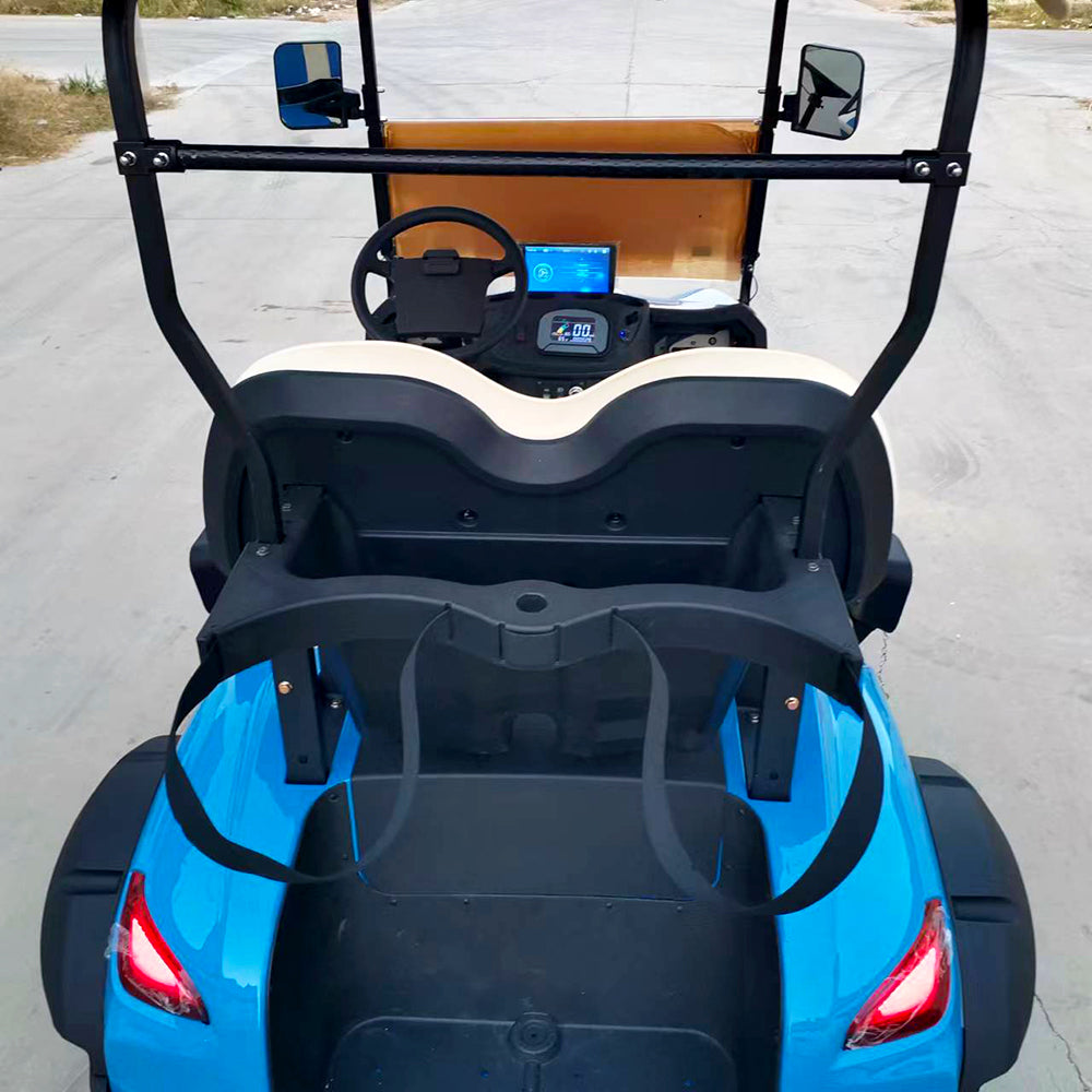 Type B 2-seater golf cart, stylish appearance, super long lithium batte.