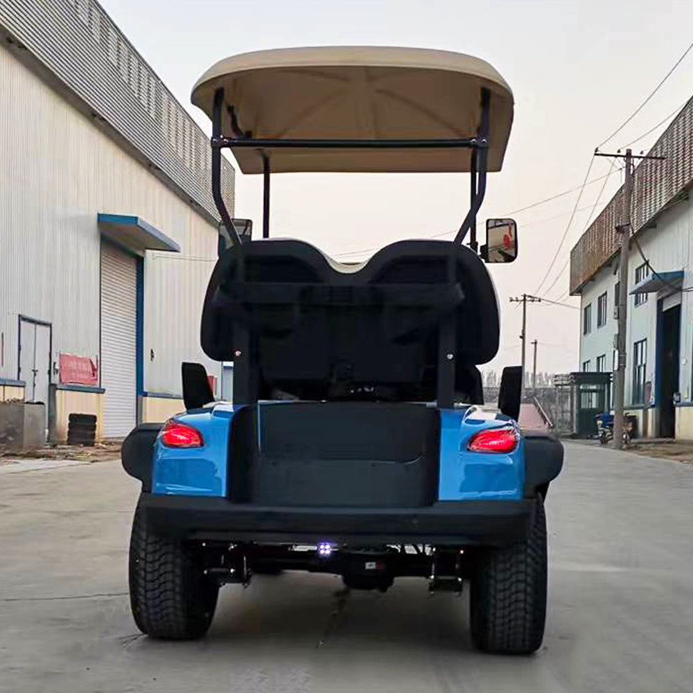 Type B 2-seater golf cart, stylish appearance, super long lithium batte.