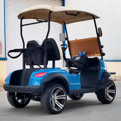 Type B 2-seater golf cart, stylish appearance, super long lithium batte.