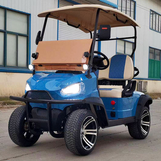 Type B 2-seater golf cart, stylish appearance, super long lithium batte.
