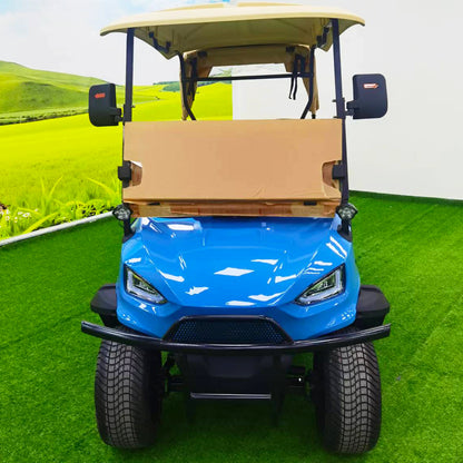 Type B 2-seater golf cart, stylish appearance, super long lithium batte.