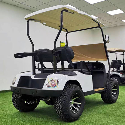 Type B 2-seater golf cart, stylish appearance, super long lithium batte.