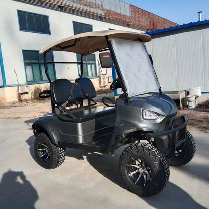 Type B 2-seater golf cart, stylish appearance, super long lithium batte.