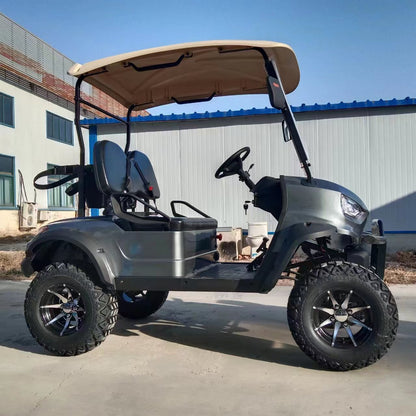 Type B 2-seater golf cart, stylish appearance, super long lithium batte.