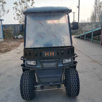 Type A 6-seater golf cart, stylish appearance, super long lithium batte.
