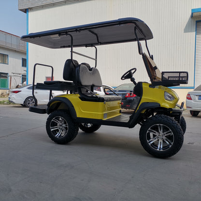 Type B 4-seater golf cart, stylish appearance, super long lithium batt.