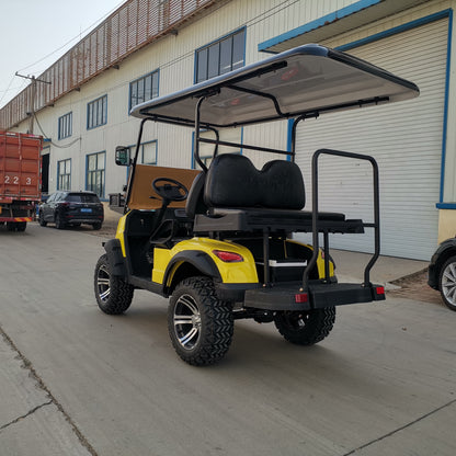 Type B 4-seater golf cart, stylish appearance, super long lithium batt.
