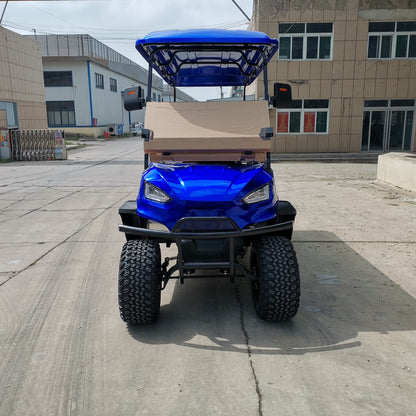 Type B 6-seater golf cart, stylish appearance, super long lithium batte.