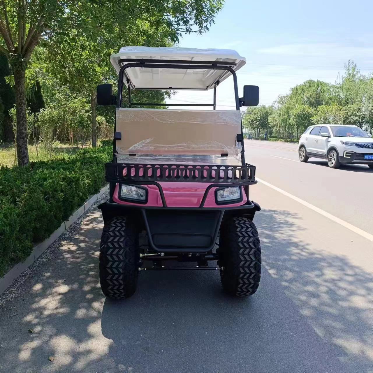 Type A 4-seater golf cart, stylish appearance, super long lithium batte