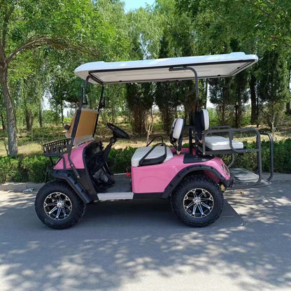 Type A 4-seater golf cart, stylish appearance, super long lithium batte