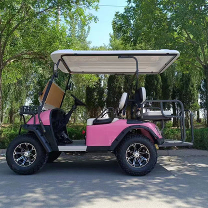 Type A 4-seater golf cart, stylish appearance, super long lithium batte