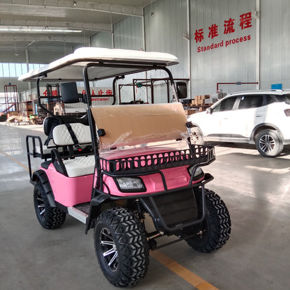 Type A 4-seater golf cart, stylish appearance, super long lithium batte