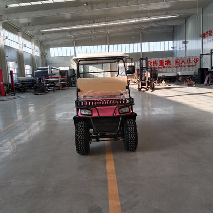 Type A 4-seater golf cart, stylish appearance, super long lithium batte