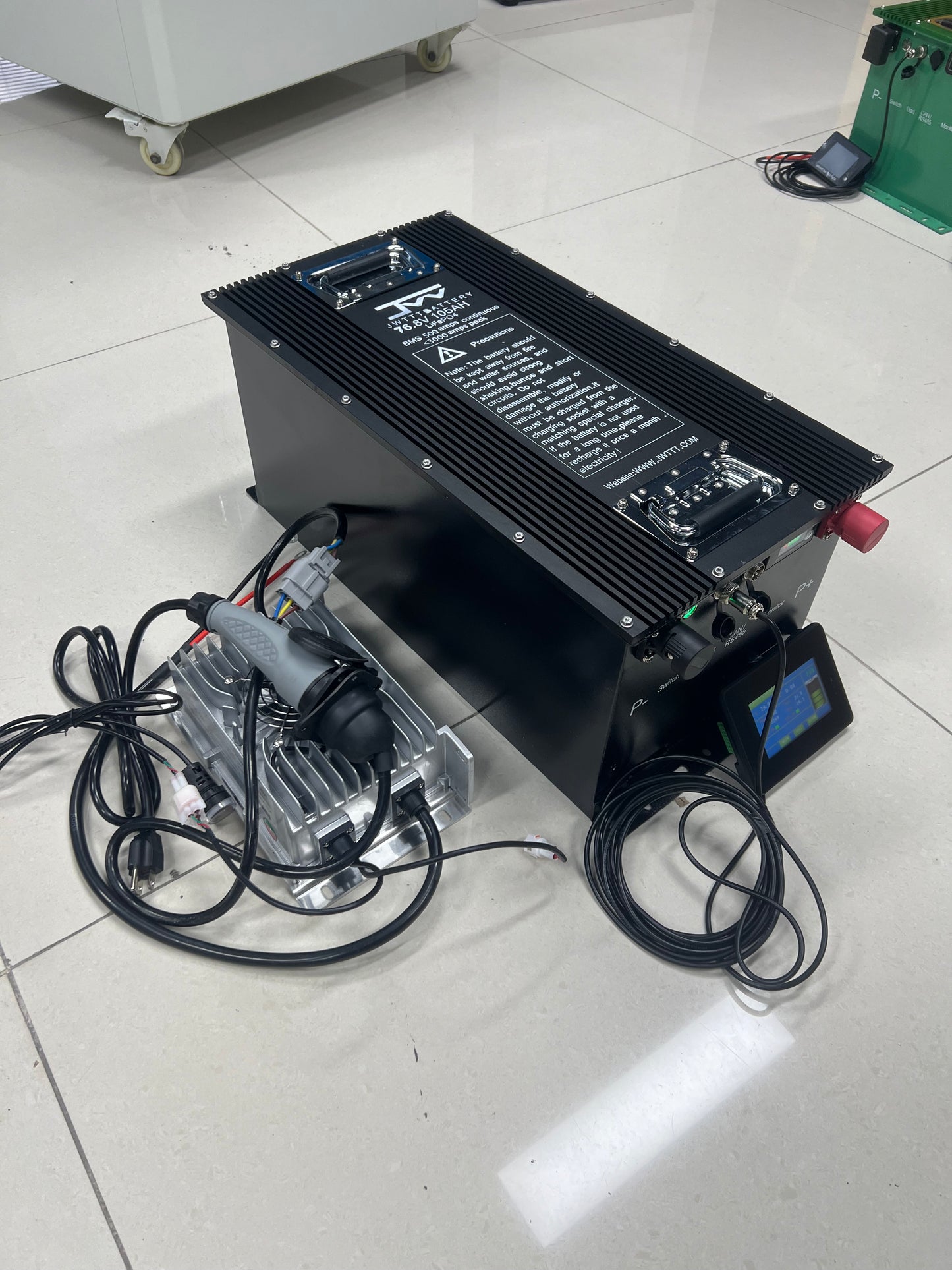 Type B relay protection board golf cart lithium battery 72V 105AH