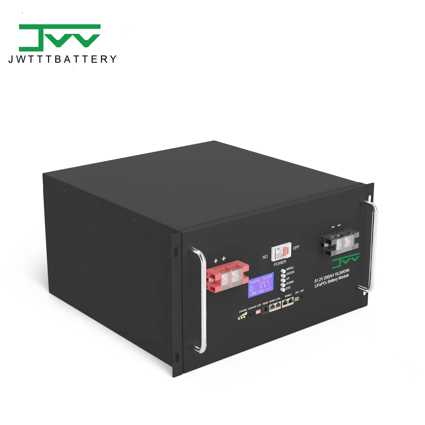 Rack mount battery 51.2V200AH