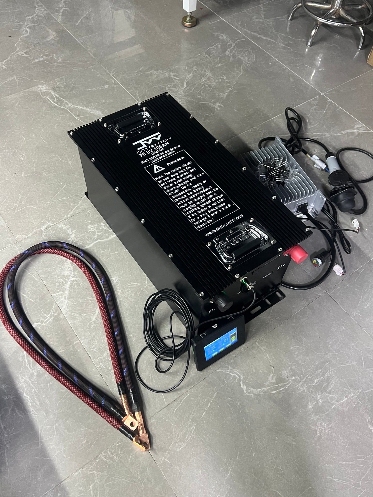 Type B relay protection board golf cart lithium battery 72V 105AH