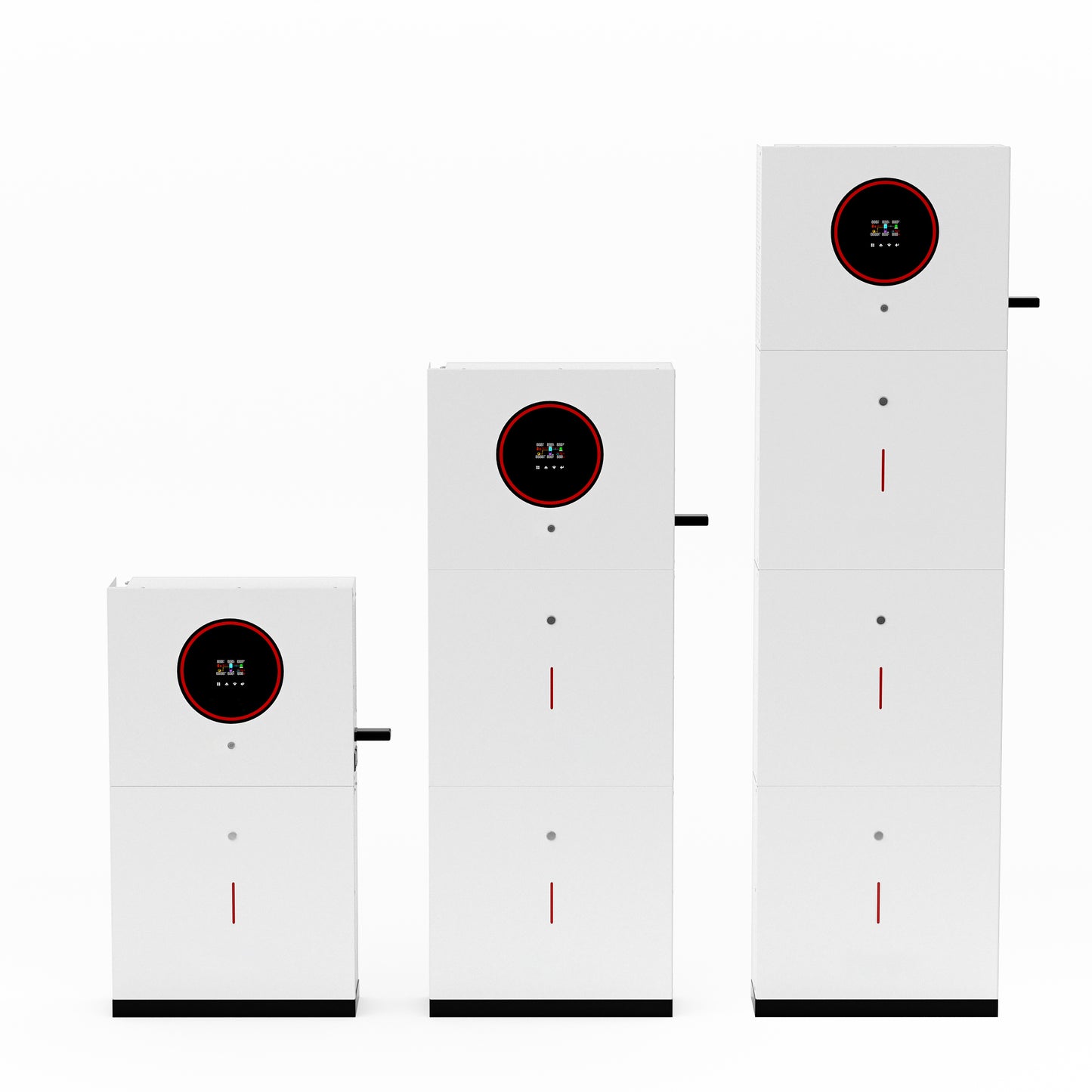 Stacked energy storage battery inverter integrated 51.2V100AH