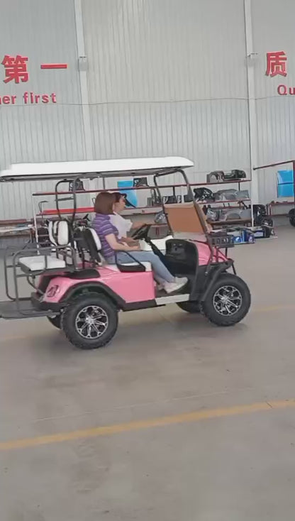Type A 4-seater golf cart, stylish appearance, super long lithium batte