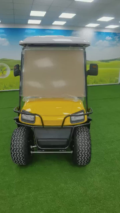 Type A 6-seater golf cart, stylish appearance, super long lithium batte.